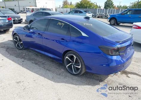 2021 Honda Accord Sport 2.0T из США, поврежденный, VIN 1HGCV2F35MA019639